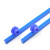 蓝色尼龙齿条 1模1.5模2模2.5模3模 机械直齿条 塑料齿轮齿条导轨 蓝色齿条 1.5模15×20×1米