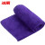 冰禹 清洁抹布百洁布 装修工作毛巾清洁抹布30×60cm 紫色（10条）BGA-20