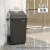 商用无盖垃圾桶大容量2023厨房超大方形户外40大号垃圾箱 60L长方带盖(+垃圾袋)