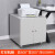 亚曌（YAZHAO）打印机柜子复印机工作台底柜办公文件柜矮柜移动铁皮柜储物柜600白色