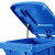 兰诗（LAUTEE）LJT2215 蓝色分类脚踏100L垃圾桶 大号垃圾桶