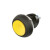 CDOE 12mm金属按钮防水开关彩色焊接式螺丝脚抗爆耐腐蚀 复位球形 尼龙焊接脚(黄色)