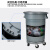 定制户外垃圾桶商用大容量带轮子大号庭院厨房餐饮环卫泔水桶 5轮底座（120L/168L适用）