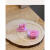 蕴沐磐洗眼杯硅胶2只装送盒清洁器眼睛专用工具网红家用可多次用 粉红色