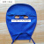 LISM帆布面罩电焊工面罩护脸电焊眼镜头戴式二保焊焊工护脸 1个蓝普通款帆布面罩
