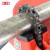 虎王 H402 1/8-6寸三脚架式台钳、管虎钳套丝机夹管、手动割管刀管夹 (桌面式)