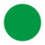 鸣固 彩色圆点标签 圆形颜色标贴分类标记贴 不干胶自粘标签贴 直径20mm 绿色3000贴