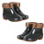 沸耐笙 FNS-05057 男士双色低筒PVC雨鞋 养殖场用男士劳保雨靴 双色加棉 43 双