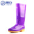 回力（Warrior）雨鞋女士雨靴水鞋靴户外防水不易滑舒适套鞋 813高筒 紫色 紫色高筒 40码 