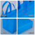 冰禹 无纺布购物手提袋 环保袋包装袋 可印刷广告袋子 蓝色 30*40*10 横款50个 BYK-349