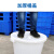 科力邦（Kelibang） 大号塑料桶 圆形收纳桶大容量水桶酒店厨房工业环卫物业垃圾桶 45L 白色带盖 KB1219