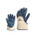 代尔塔201170 安全袖口重型丁腈3/4涂层手套 针织透气耐磨防滑手套 8码 12副装