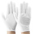 者也 12双白色礼仪手套 劳保作业白手套 标准款