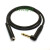 绿特 大二芯麦克风话筒延长线TRS6.35mm/6.5mm公对母话筒加长线 直头延长线 1.5米