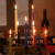 劲感家里用照明蜡烛应急蜡烛日用普通蜡烛无烟浪漫婚礼长杆1.5×15cm 10根 红色蜡烛
