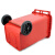 兰诗（LAUTEE）YY-100A 新国标款大号分类环卫垃圾桶  户外商用带盖垃圾桶 100L红色-有害垃圾
