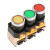 适用于电气 LAY8E11BN 按钮旋钮急停开关带灯按钮 红色绿色黄色 LA38定制 LAY8E-11D AC 220V 红 交流