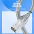 丰应子 超五类屏蔽网线 铠装网络线50米成品防鼠咬带水晶头  FYZ-WK15R