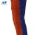 友盟（AP）AP-6062皮配蓝色阻燃背布焊裤 咖啡色 L码