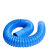 川工聚惠 工业蓝色PVC橡胶伸缩通风管 直径160 mm  10米/根