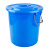 庄太太 【160L白色无盖】大号塑料桶 圆形收纳桶大容量水桶酒店厨房工业环卫物业垃圾桶