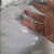 耐高温硅胶密封条高质量无味透明玻璃栈道压条封口机胶皮实心橡胶垫密封件耐高温200度 厚1mm×宽20mm(每米价)