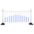DOLOB 市政护栏道路人行道城市交通马路中间隔离栏杆 0.8*3.08m