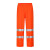 海斯迪克 雨衣雨裤套装 加厚牛津布反光雨衣 橘色L 