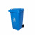劳保佳 分类垃圾桶 户外垃圾桶 大号分类垃圾桶 室外环卫垃圾箱 蓝色 100L加厚款 可定制