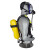 LISM正压式消防空气呼吸器 钢瓶呼吸器5L 6L 6.8L碳纤维呼吸器30MPA 6L钢瓶呼吸器无箱