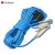 登山绳户外空调安装安全绳攀岩绳攀登装备绳索耐磨救援绳子 12mm15米蓝套管