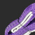 稳斯坦 WST826 搬运吊装捆绑带拖车救援绳 扁平紫色1吨2米 起重涤纶扣型吊车行吊带
