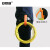 安赛瑞 多功能塑胶施工夹 多功能塑胶施工皮带夹工具扣安全防护电线电缆携戴扣 橙色 13651