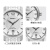 时度（DOXA）瑞士原装进口手表男士全自动机械表透底日历瑞表钢带防水情侣表 白色表盘/钢带男表/D147SWH