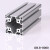 安霞铝型材价格工作台设计组装铝合金管材铝材切割尺寸铝型 材8080