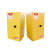 西斯贝尔 WA810601 易燃液体安全储存柜自动门60Gal/227L黄色 1台装