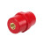 汇君 SM绝缘子低压配电柜支柱红色高强度绝缘柱纺锤形 SM35 孔M8（10只）
