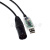 RS485 USB转DMX512 XLR 5P 5芯 舞台灯光控制线 透明USB+卡农公头 18m