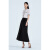 欧时力商场同款 黑标系列 小香风短袖针织衫女 夏装薄上衣短款 白色018 S