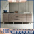 品味空间 厨房灶台组合柜橱柜不锈钢一体碗柜1.6米左三抽右双盆 CG-172