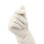 冰禹 BYsy-501 加厚牛筋耐磨 防滑耐磨乳胶 劳保洗车手套 38cm白色长款丁腈 M码（1双）