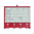 稳斯坦 WST054 磁性标签卡 标识牌 货架仓库管理卡 带齿轮物料卡 仓位计数卡 (白强磁无面板10*10.5)