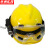 京洲实邦 应急救援头盔 ABS消防安全帽 手电+护目镜+头盔 (黄色) ZJ-2559