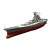 TAMIYA1/350田宫舰船系列 海军模军事船舰战舰拼装仿真比例静态模型 78025 战列舰 大和号
