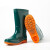 严品安防 雨靴 中筒绿色PVC橡胶厨房防滑雨鞋 成人户外休闲防水鞋 绿色41