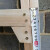 PYKR 实木人字梯 双侧梯简易装修木头实木工程水电工地木梯 3米八步（加厚款主料4*6）