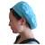 纺织女工帽无尘帽卫生帽子防尘帽车间帽工作帽帽加厚 湖蓝色