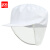 者也（ZYE）5顶白色餐厅食品厂工作帽子加工车间卫生帽防尘帽包头发可调节网帽子厨师帽透气 白色 均码
