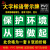 工厂大字标语标识警示牌 企业公司工地生产车间安全生产人人有责标语牌 宣传语口号标志横幅质量验厂环境保 保护环境从我做起(绿底白字)A12(PVC板) 30x30cm