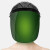 百舸 电焊面罩 焊工焊接焊帽头戴式防护面屏抗冲击防化防油烟多功能防护面屏 墨绿款